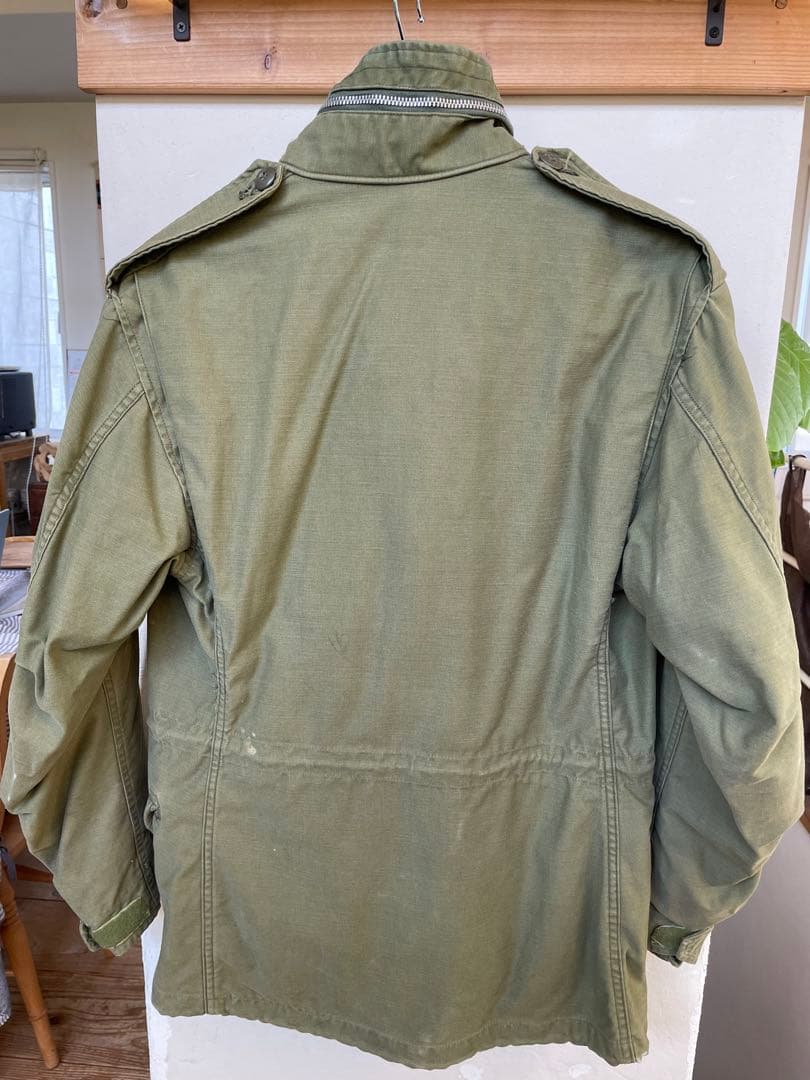 60s US ARMY M65ジャケット　アルミジッパー