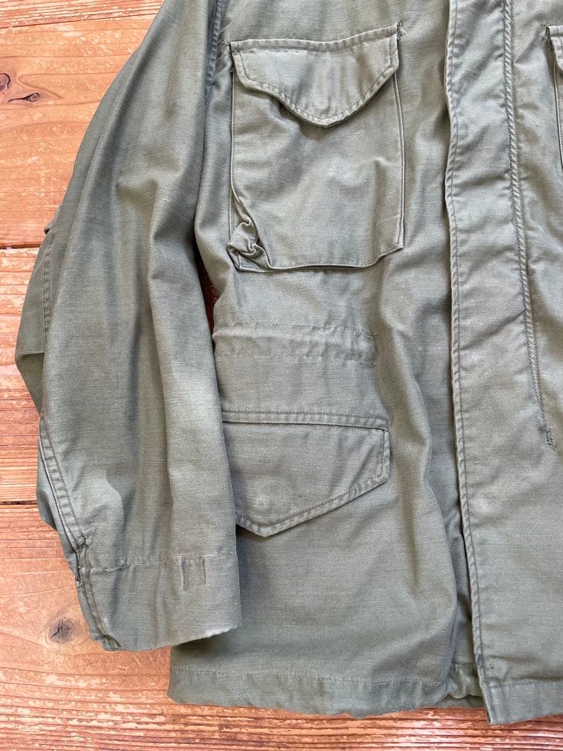 60s US ARMY M65ジャケット　アルミジッパー