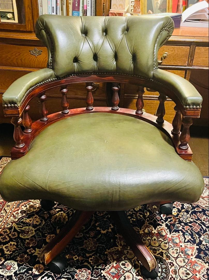 最終値下げヨーロッパアンティークデスクチェア