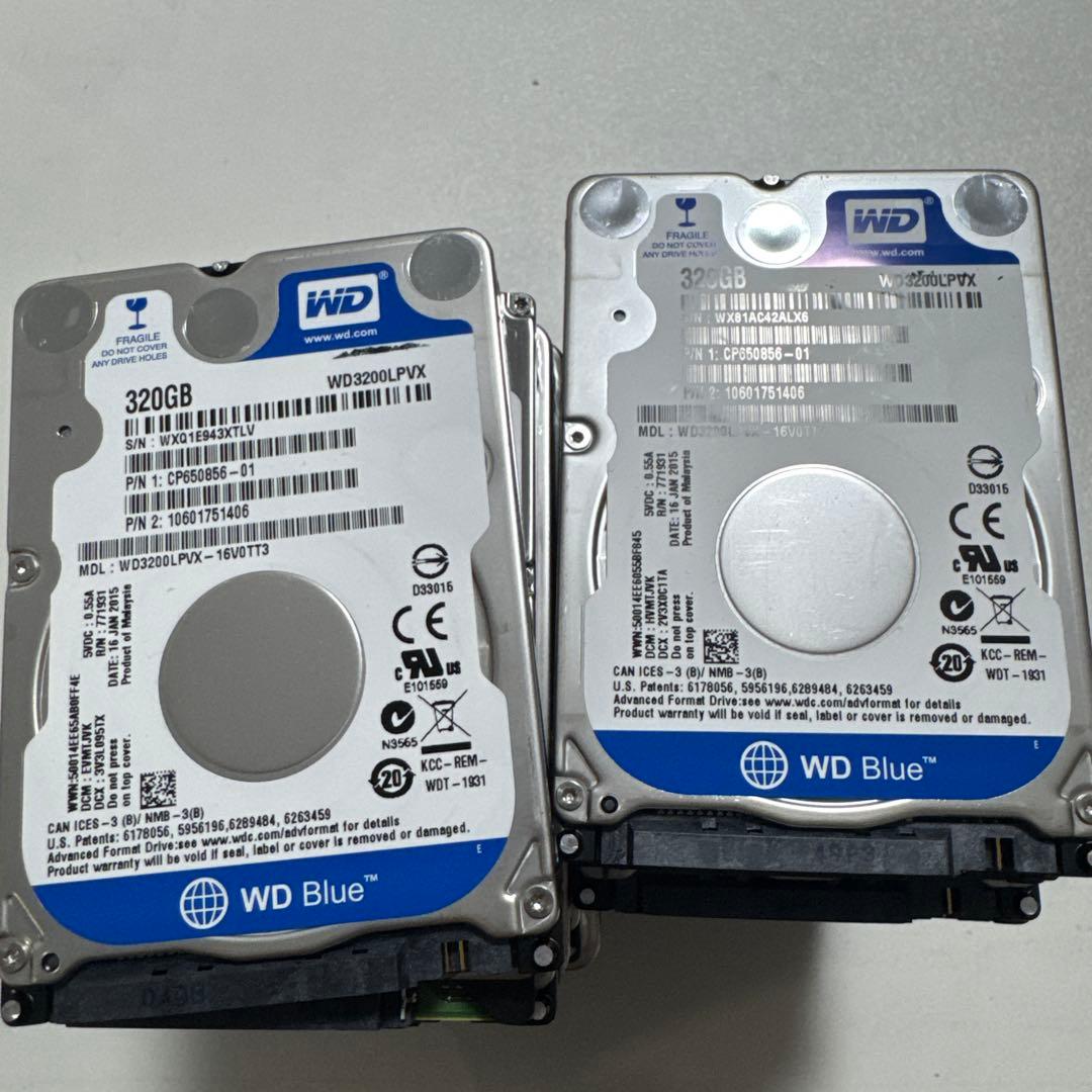 HDD 2.5インチ　320GB 合計　35点セット