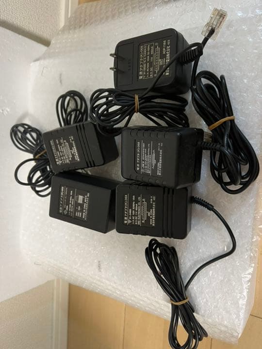 NTT電源アダプタ (K)-068 アダプター アダプタ 5個セット　中古品