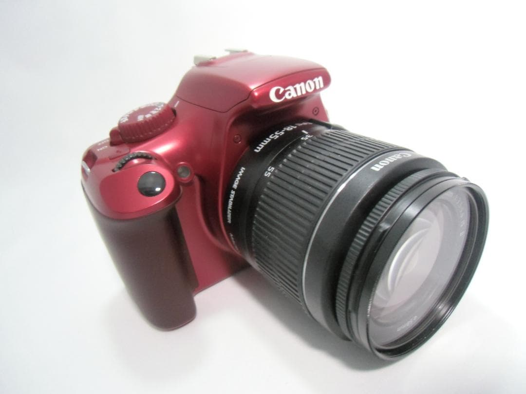 Canon EOS Kiss X50 レッド ダブルズームキット B062