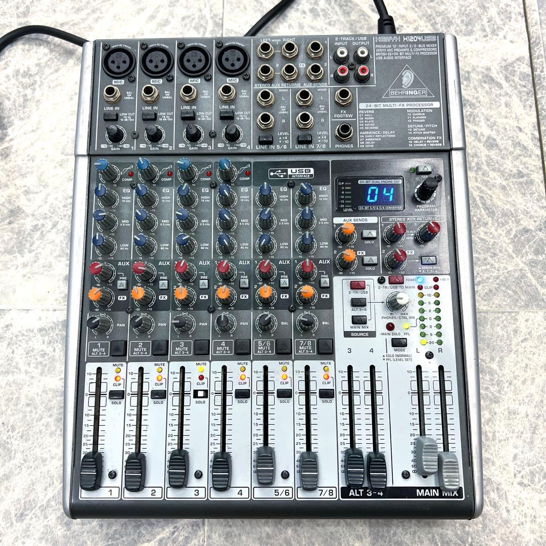 BEHRINGER XENYX X1204USB アナログミキサー ジャンク