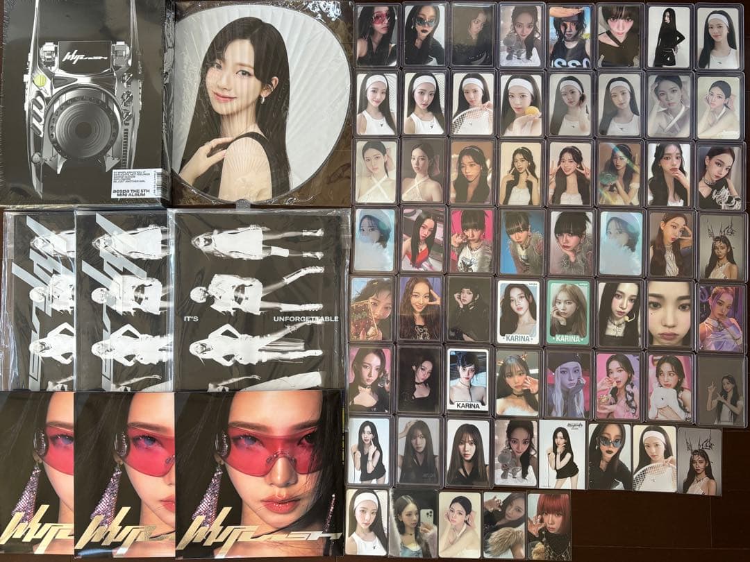 【公式品】aespaトレカ アルバム グッズ まとめ売りカリナ