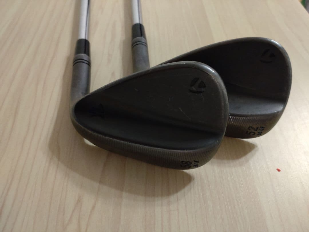 ミルドグラインド3ブラック2本セット 52°58° ダイナミックゴールド