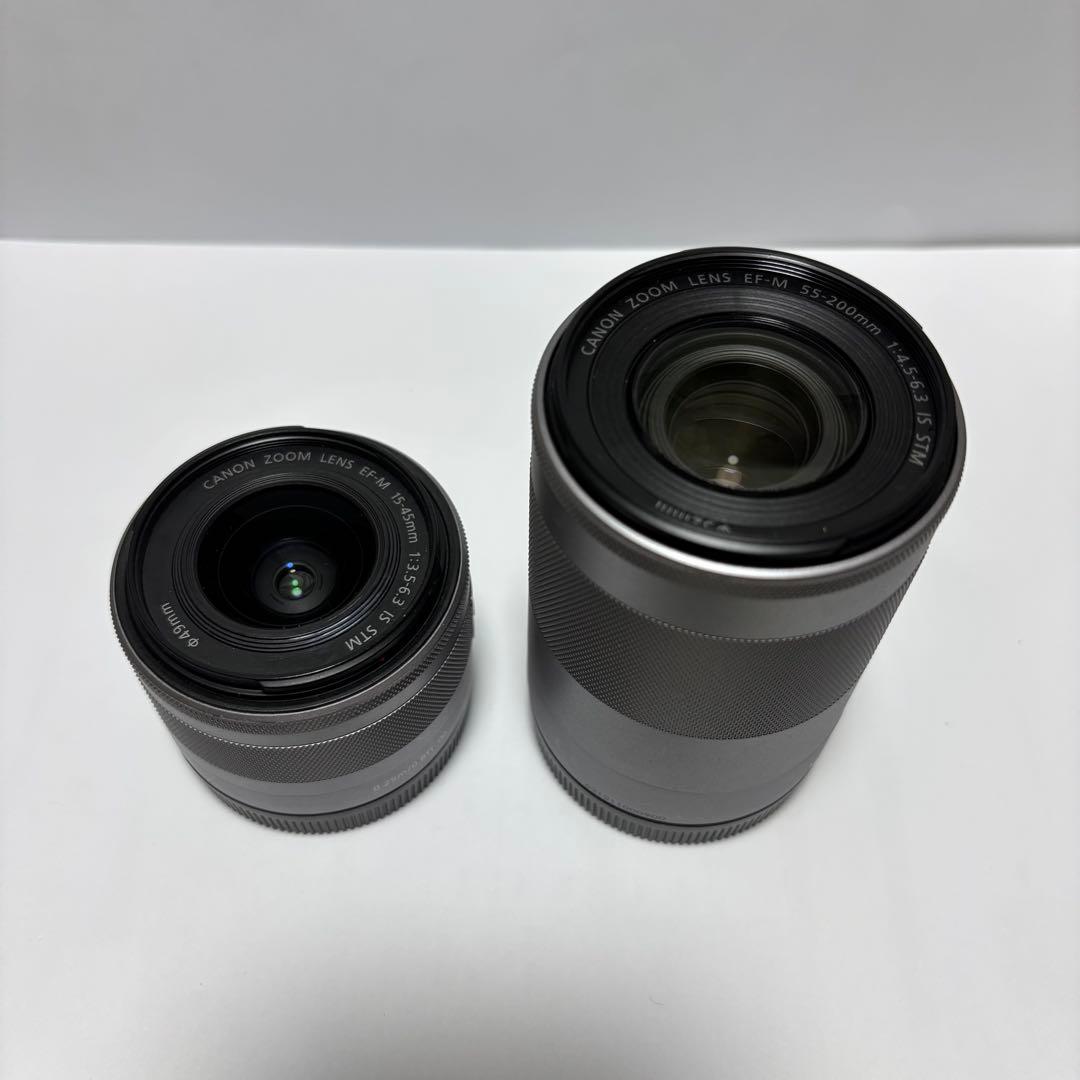 Canon ミラーレスカメラ ダブルズームキット m100