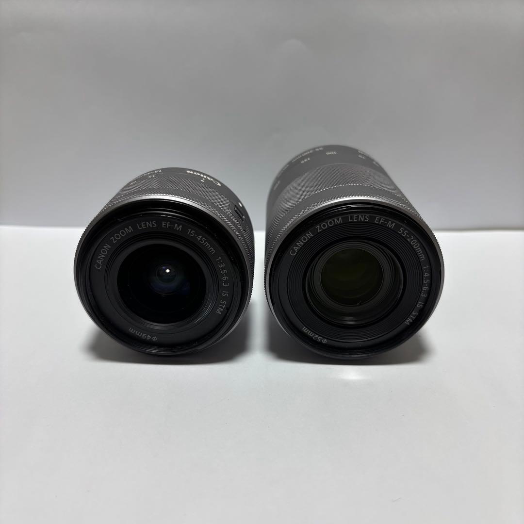 Canon ミラーレスカメラ ダブルズームキット m100