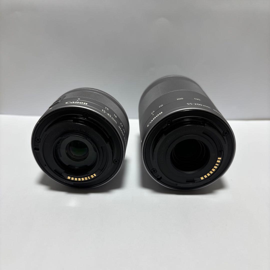 Canon ミラーレスカメラ ダブルズームキット m100