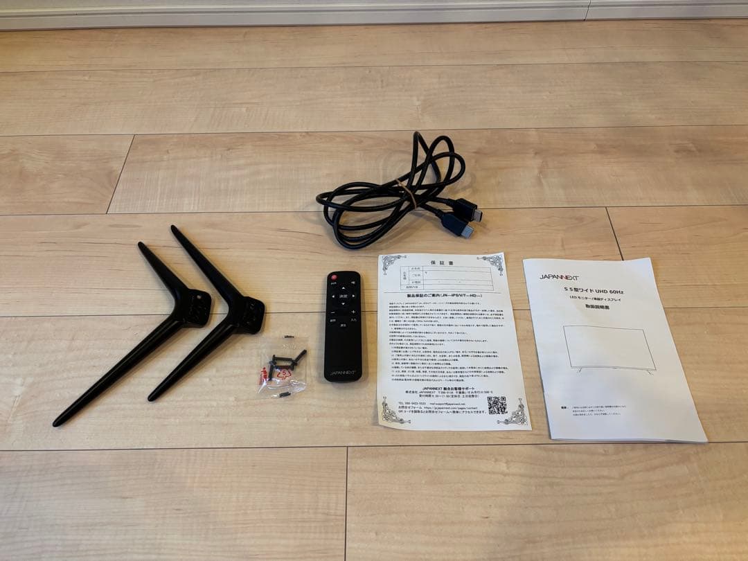 JAPANNEXT 55インチ4Kモニター 美品 JN-IPS5503TUHDR