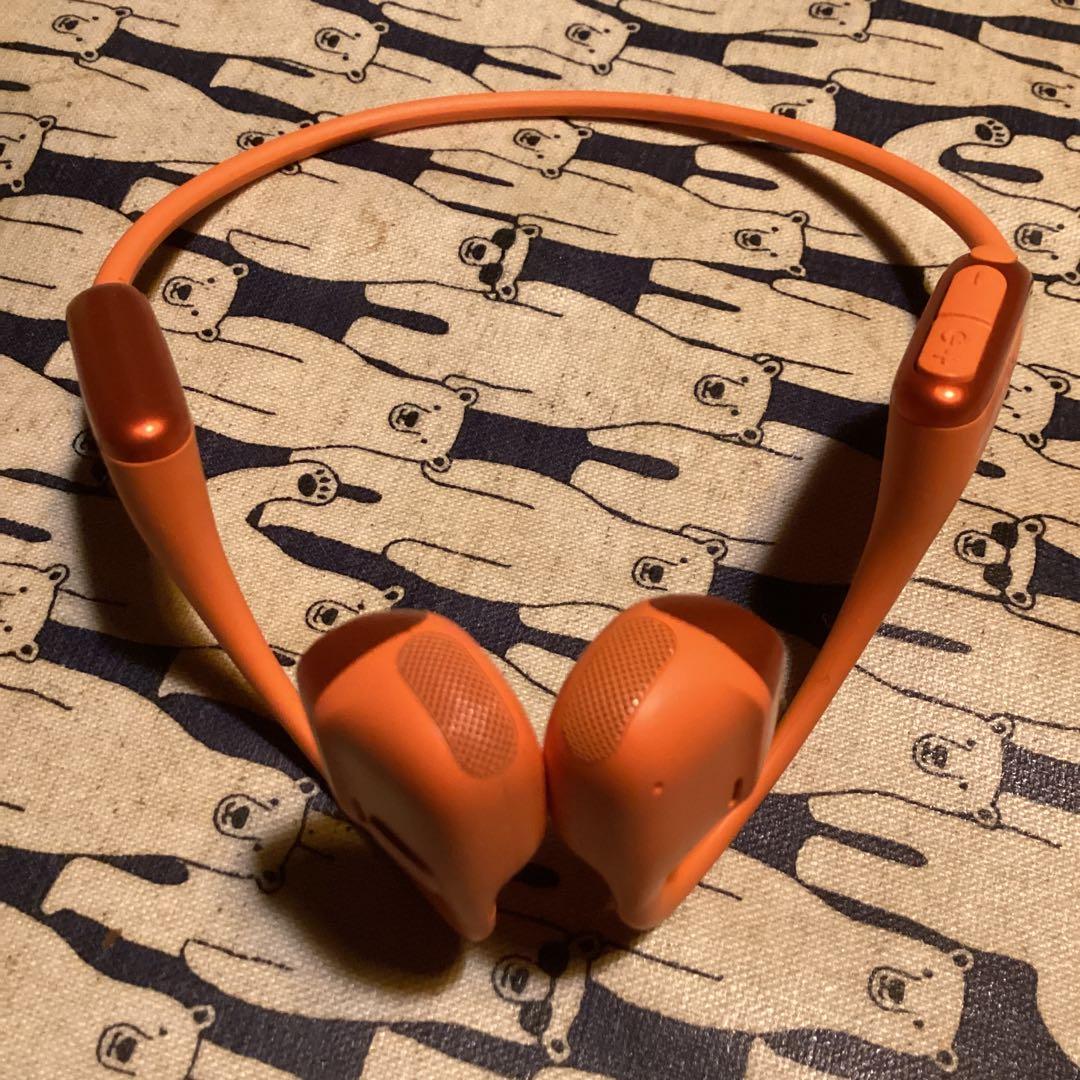 SHOKZ 骨伝導イヤホン オレンジ