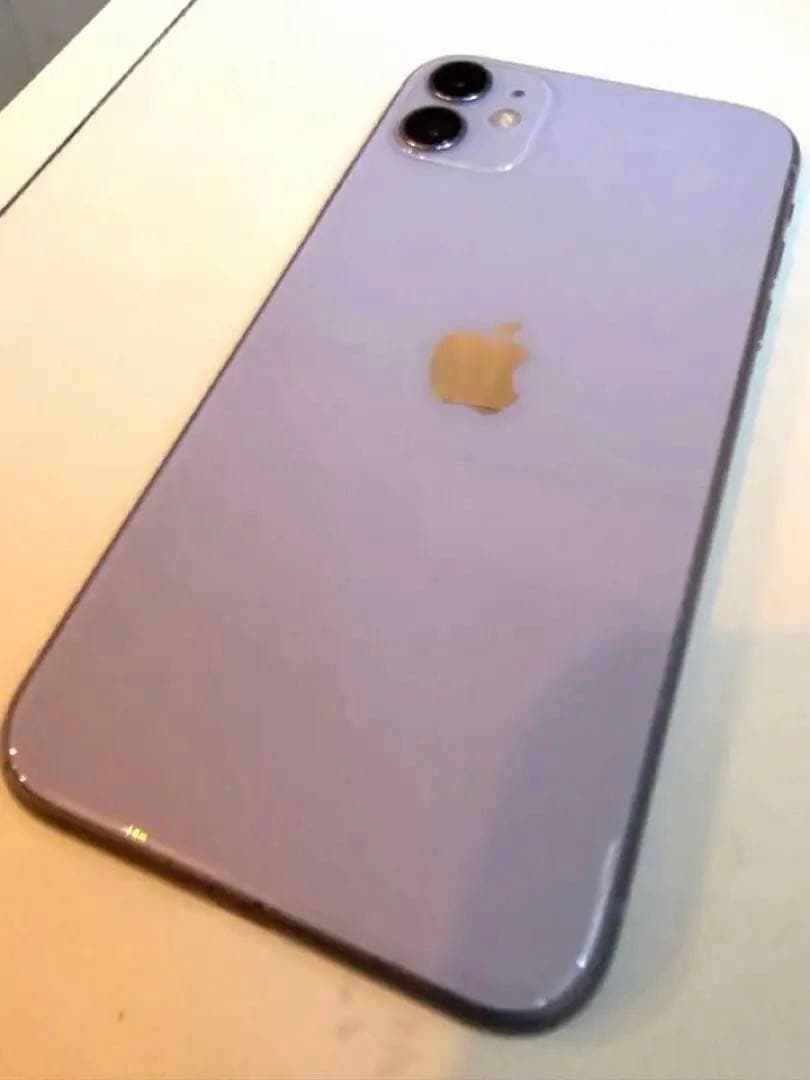 iPhone11 64GB パープル SIMフリー Apple確認済　ケース無料