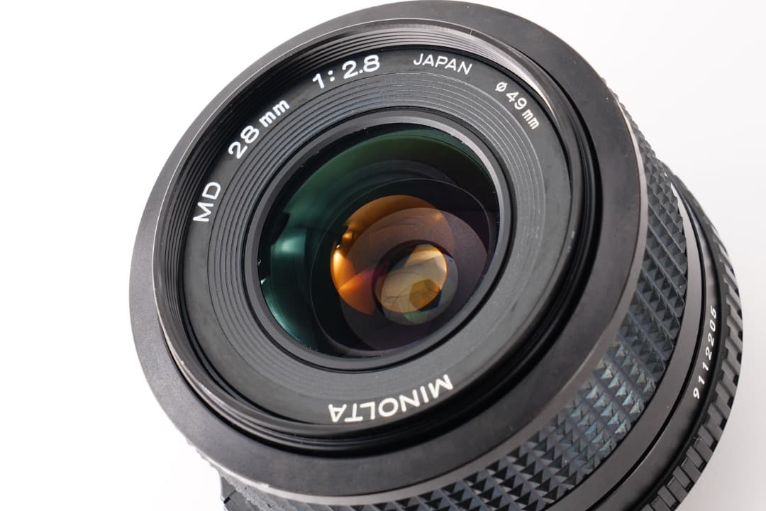 【極美品】Minolta New MD 28mm F2.8 ミノルタ 205