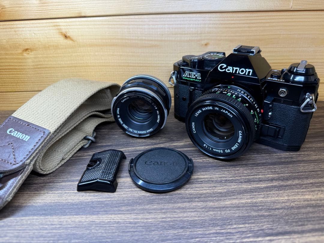 フィルムカメラ Canon AE-1 Program NEW FD 50mm f1.8