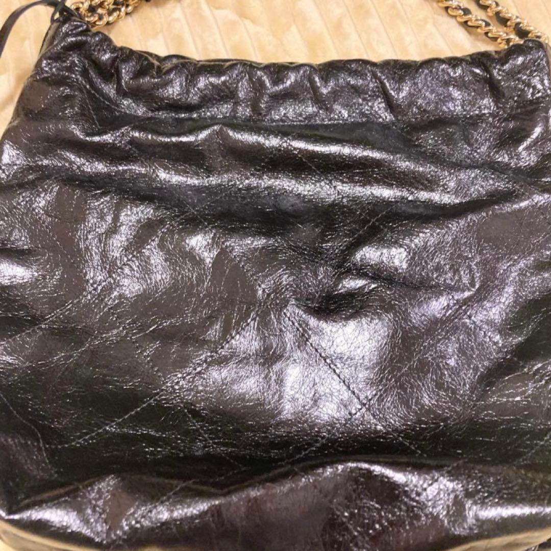 KY marco masi キルティング チェーンバッグ ブラック 本革