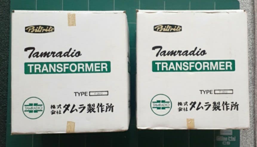 タムラトランス　F-2013　シングル10KΩ 新品箱入り　ペア