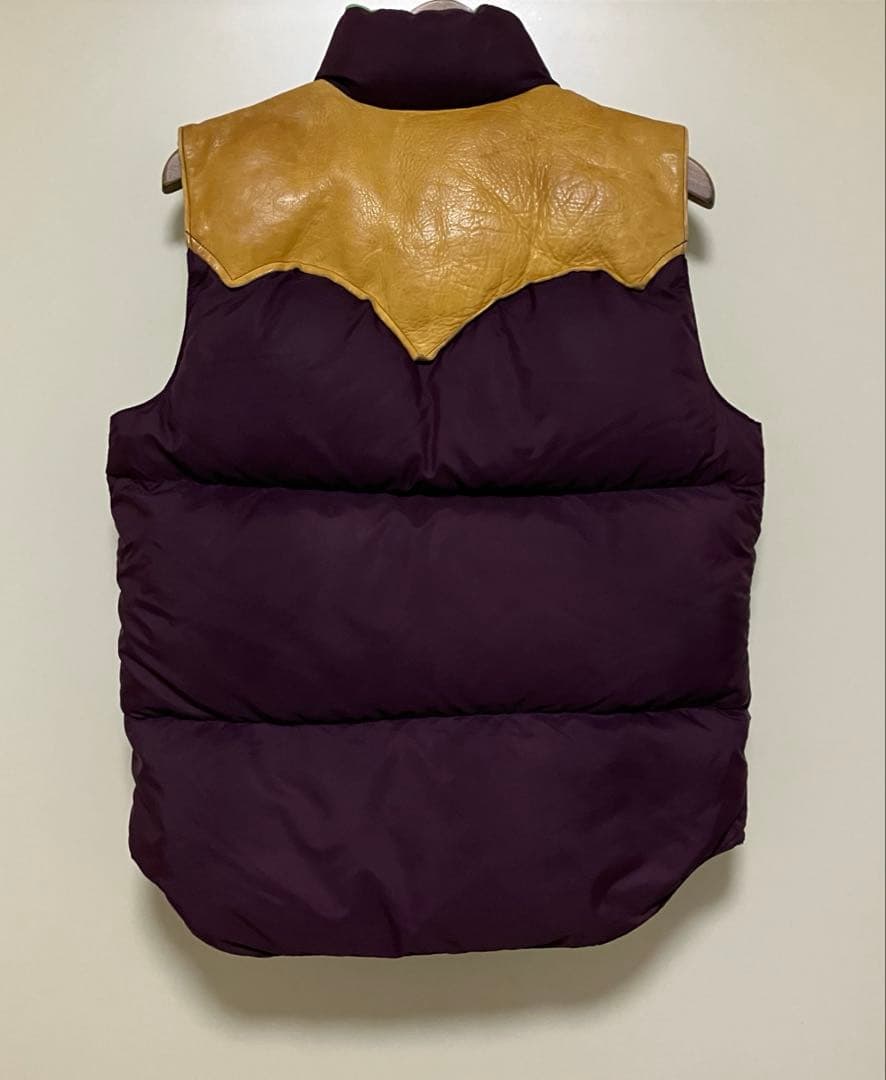 ロッキーマウンテン ダウンベスト 70年代ヴィンテージ 40 レザー