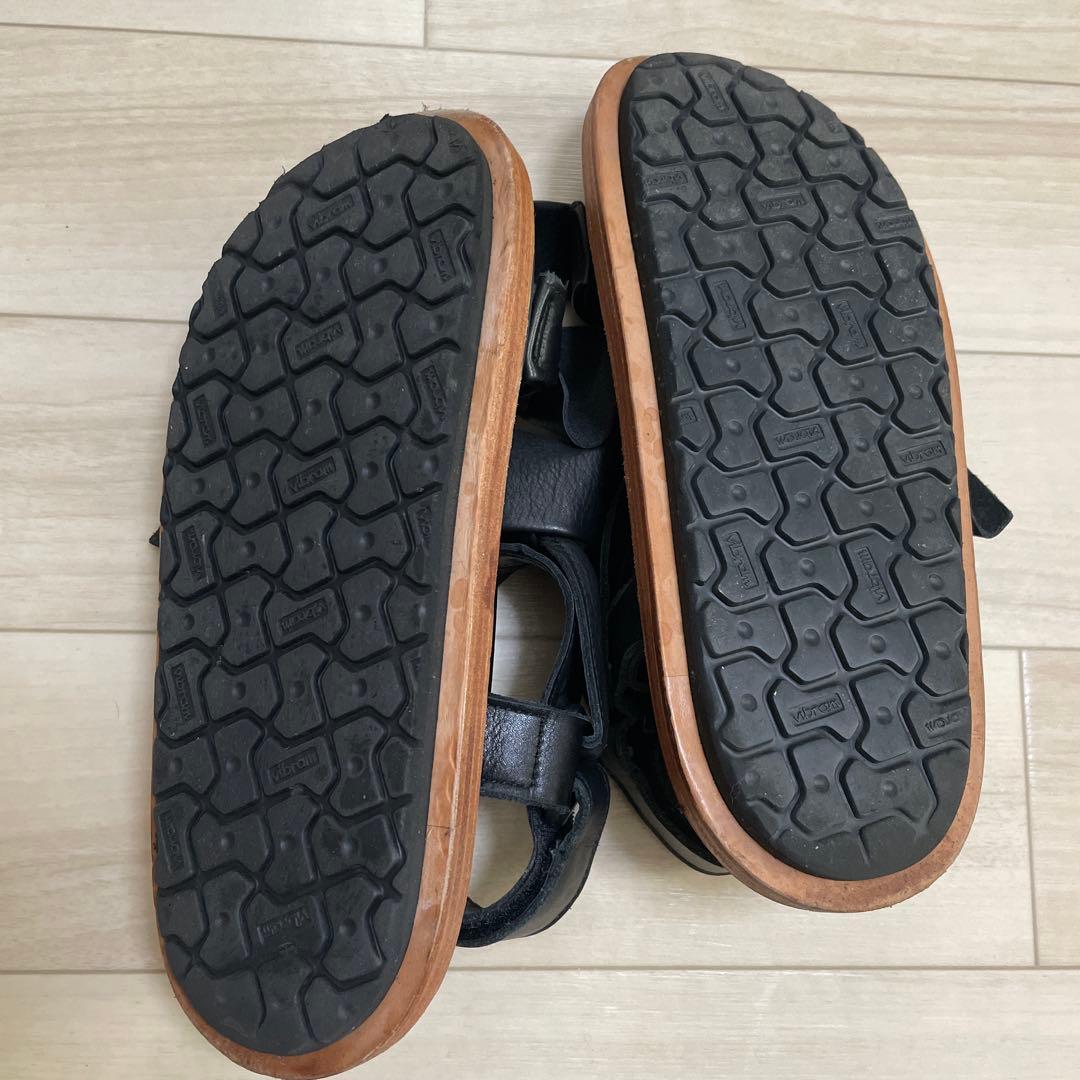 sacai 本革 リボンサンダル ブラック 36 サカイ