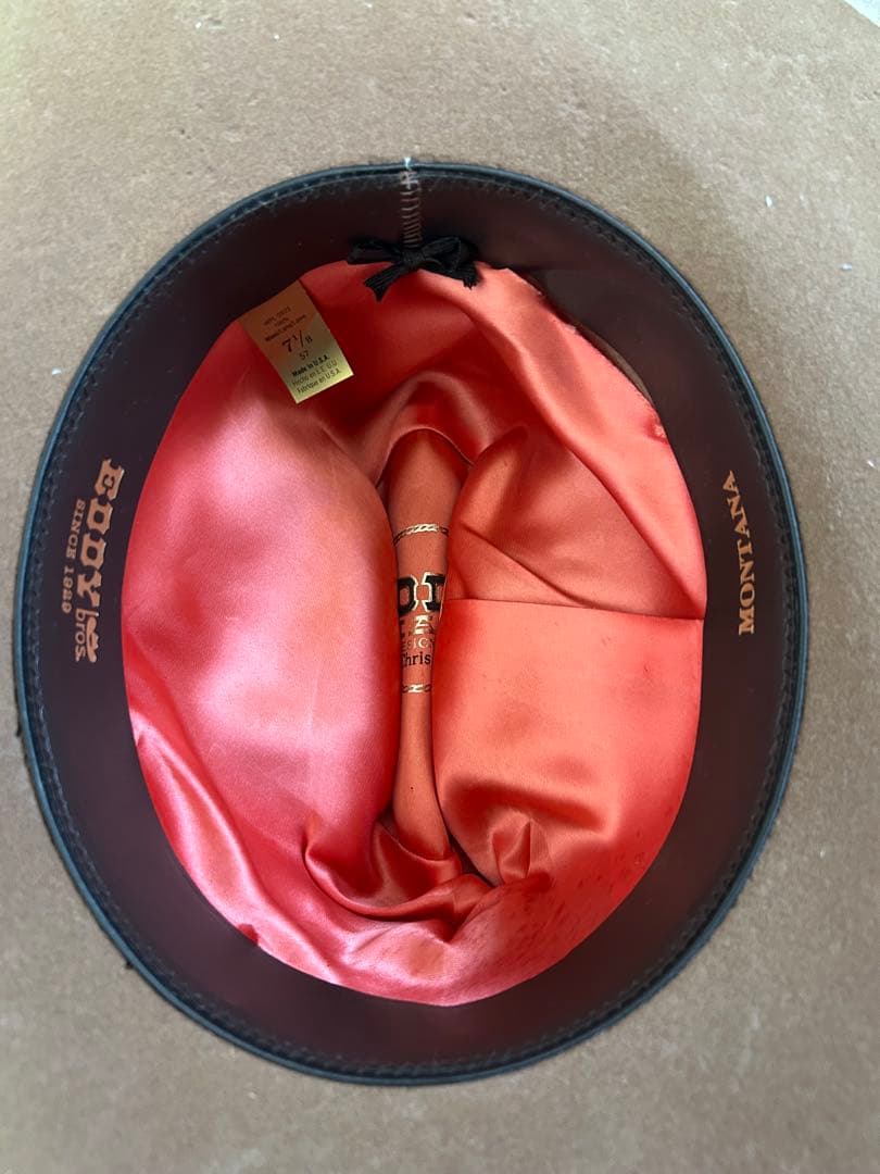 ヴィンテージ　ハット　EDDY テンガロンハット　ウエスタンハット　アメカジ