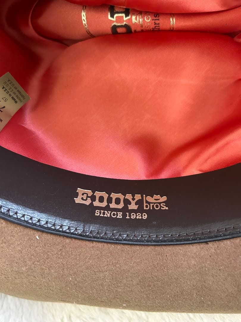 ヴィンテージ　ハット　EDDY テンガロンハット　ウエスタンハット　アメカジ