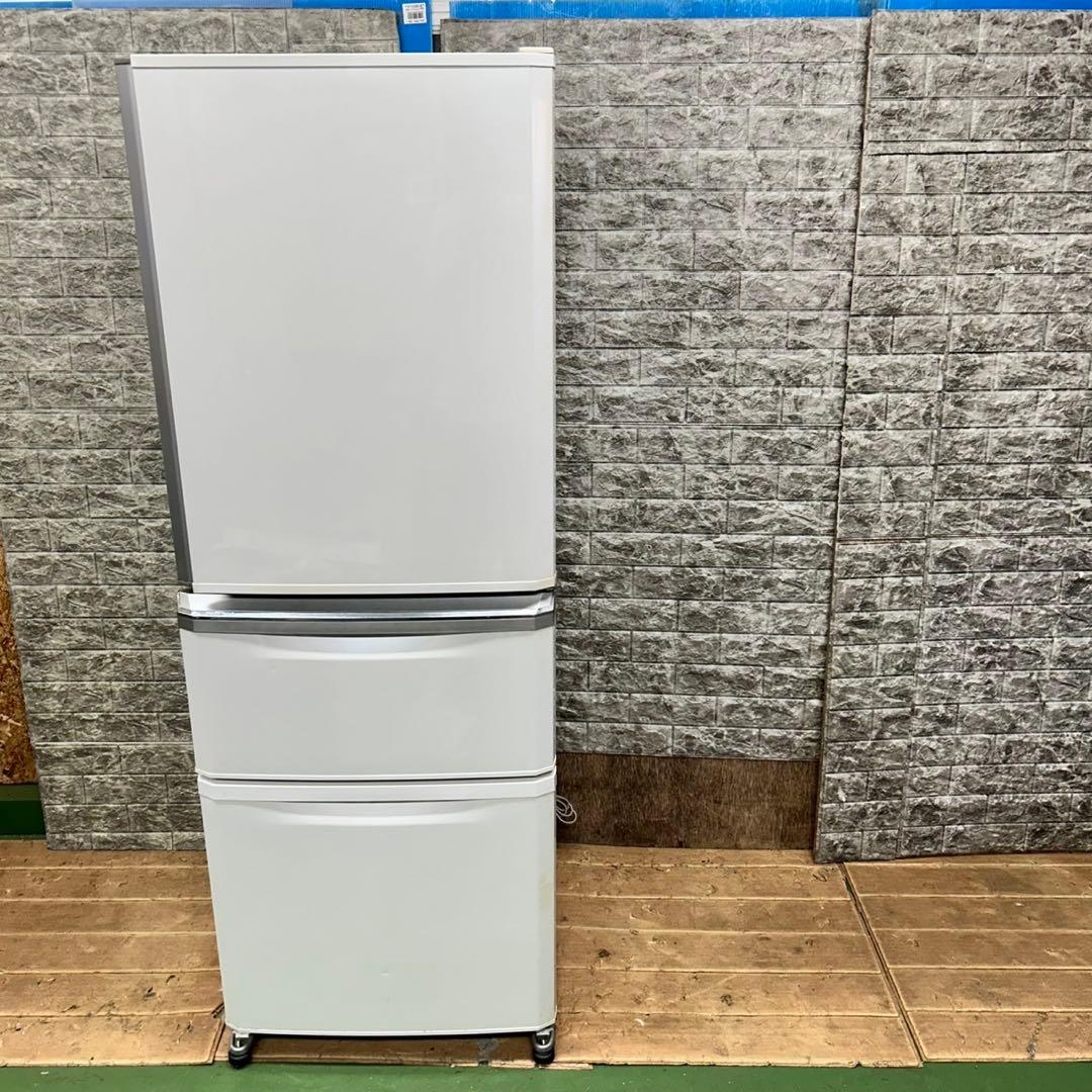 30 三菱　大型冷蔵庫　355L 家庭用　自動製氷　3ドア　きれい
