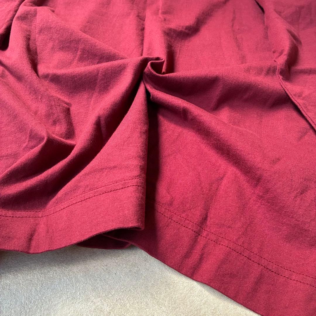 美品✨Vivienne Westwood刺繍ロゴ長袖Tシャツ バーガンディ02