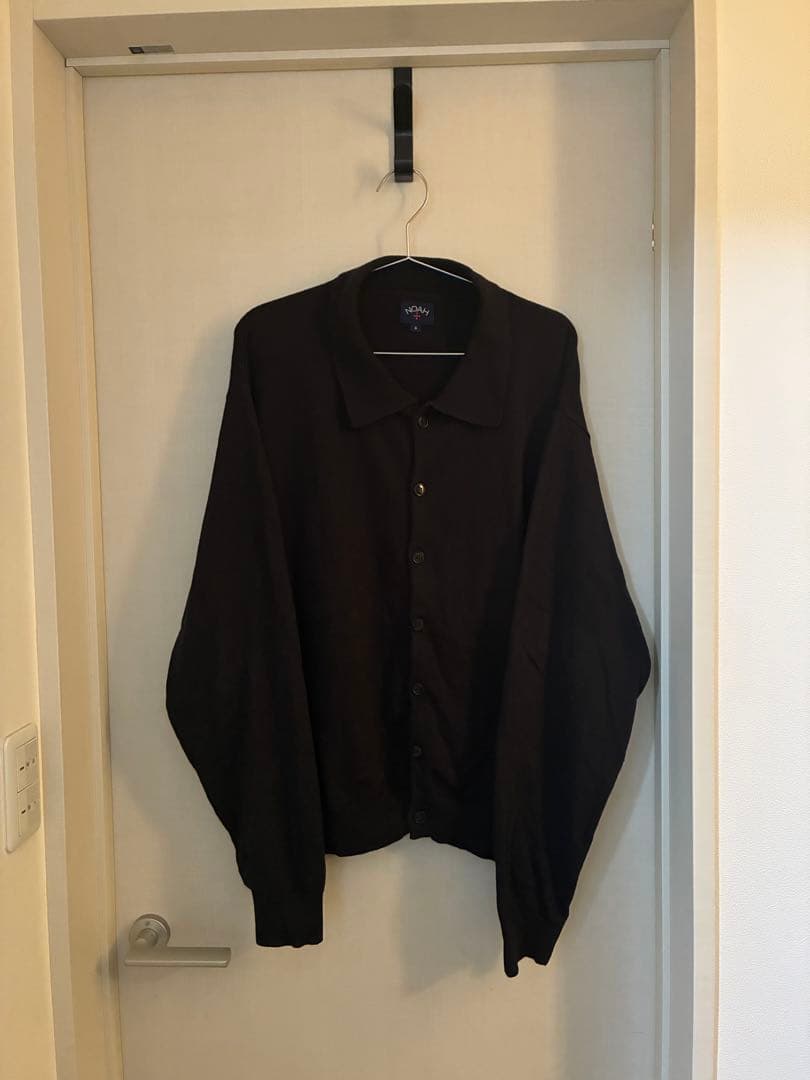 NOAH ブラック カーディガン S