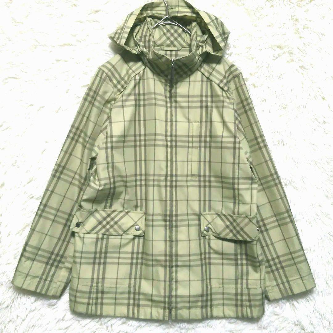 バーバリーロンドン　チェック　ブルゾン　ゴルフ　ウィンドブレーカー　フード　9