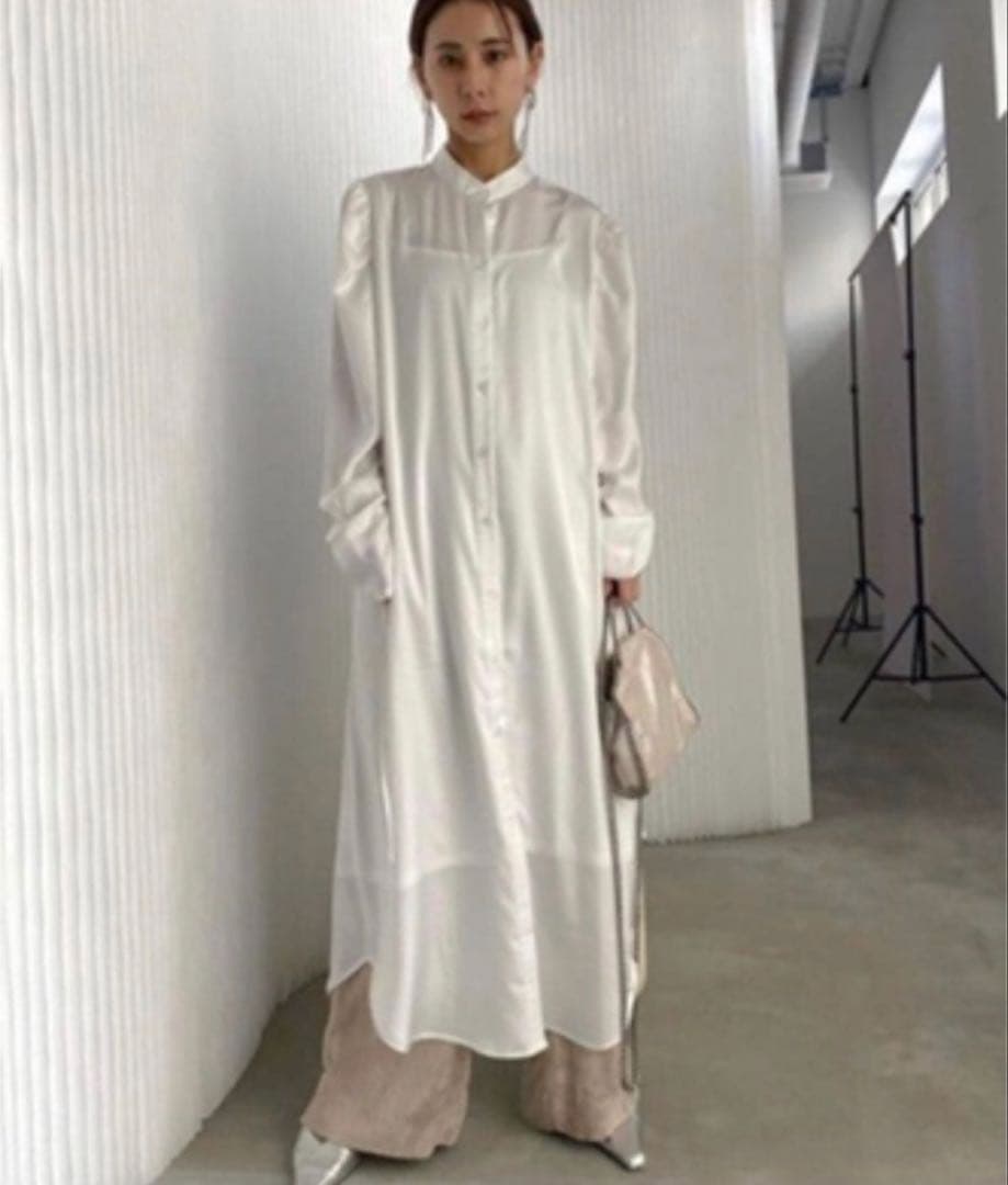 未使用　Ameri VINTAGE ベスト レイヤード シャツドレス　ワンピース