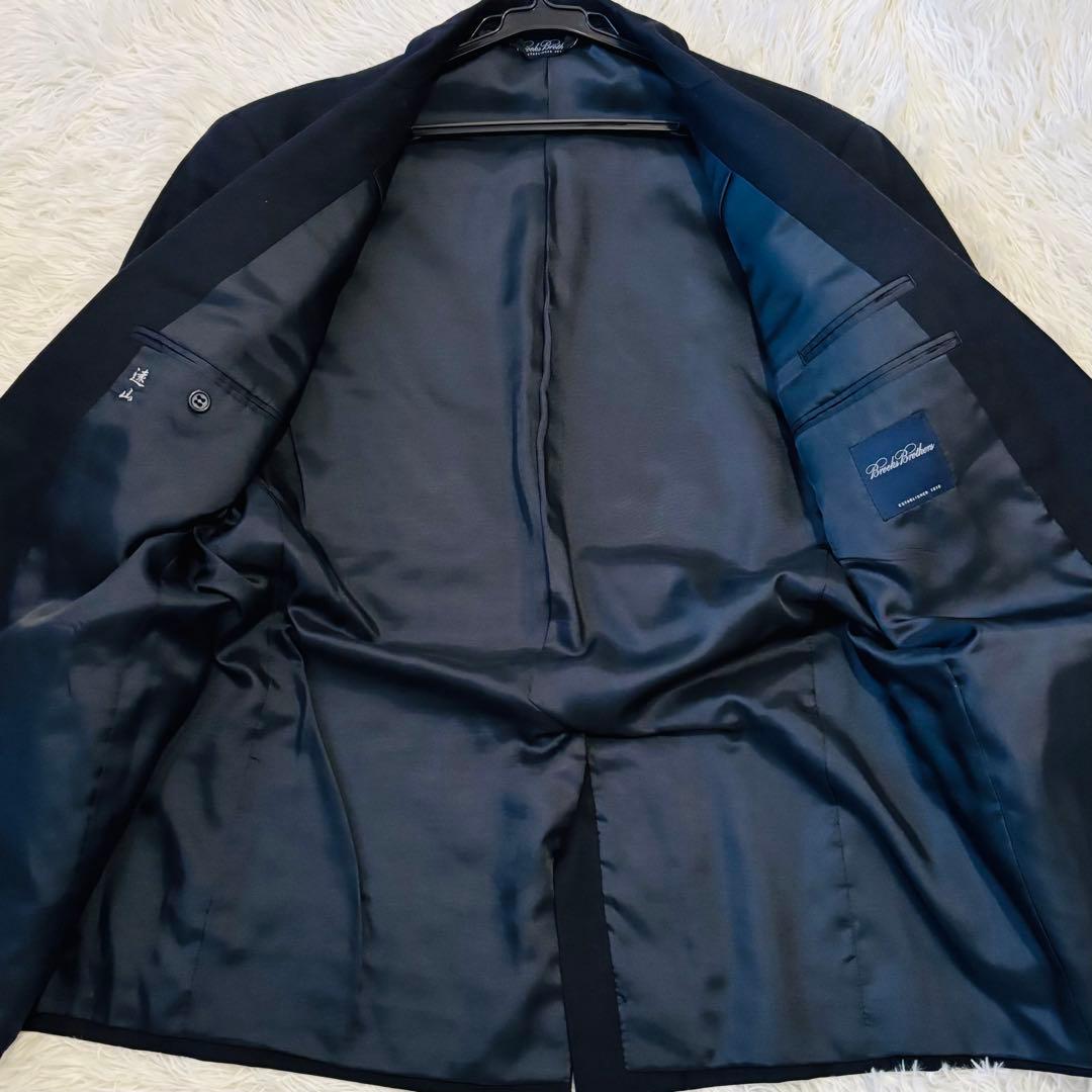 極美品✨ブルックスブラザーズ　紺ブレ　金ボタン40 ロゴボタンアンコン