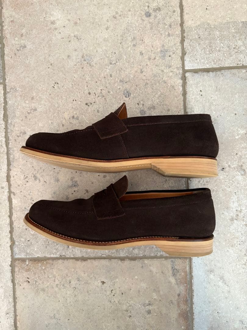 【メル】スコッチグレイン　ローファー　スエード　R-1241 25