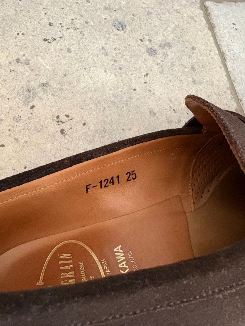 【メル】スコッチグレイン　ローファー　スエード　R-1241 25