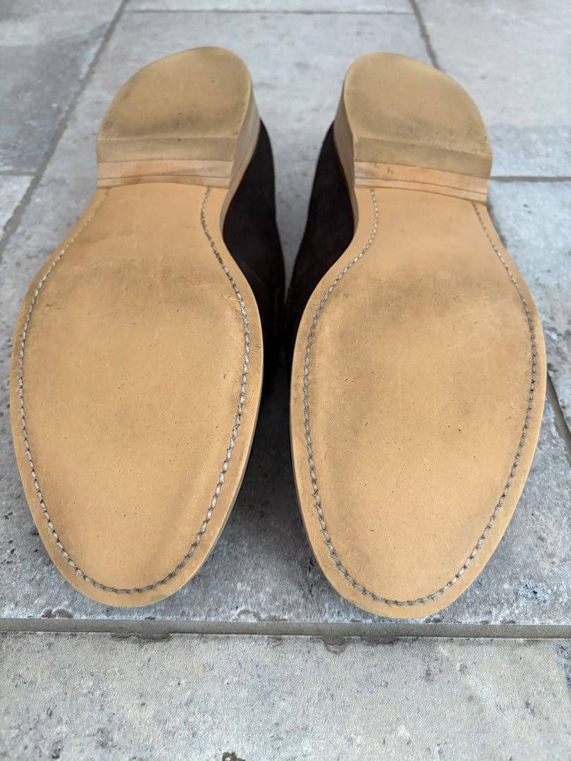 【メル】スコッチグレイン　ローファー　スエード　R-1241 25