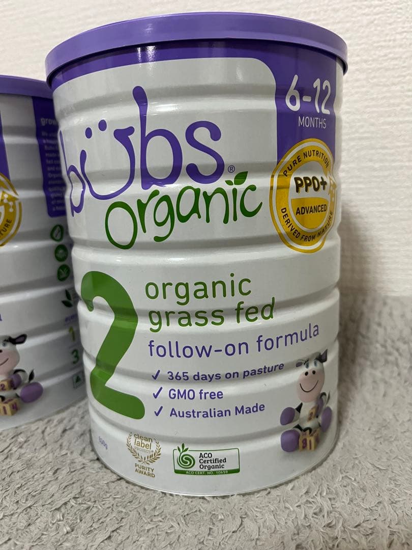 bubs organic オーガニック粉ミルク step2