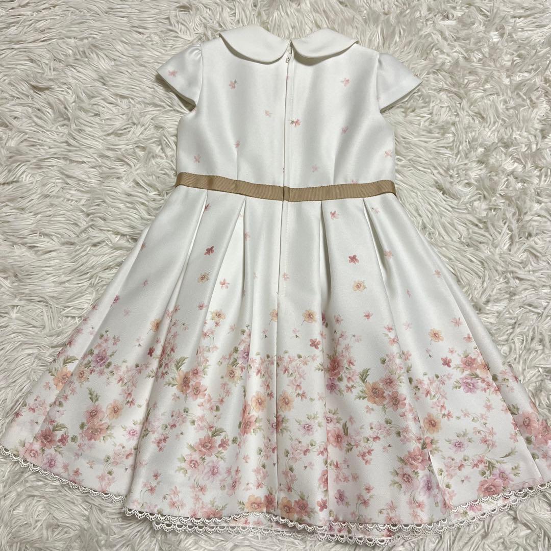 極美品✨ petit main プティマイン 120 花柄フォーマルワンピース