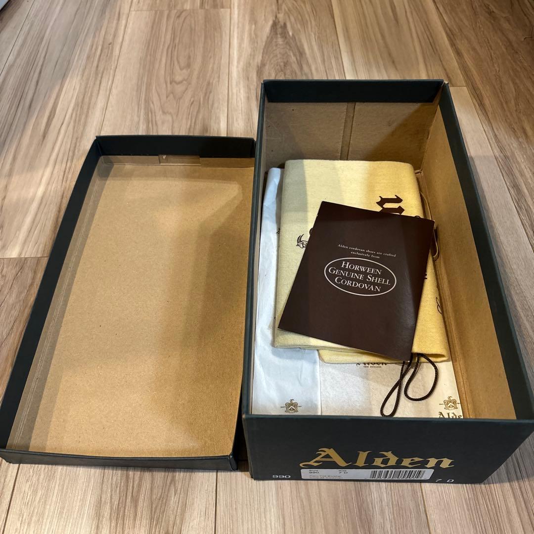 【daidaikin】Alden 990 コードバン 7D バーガンディ