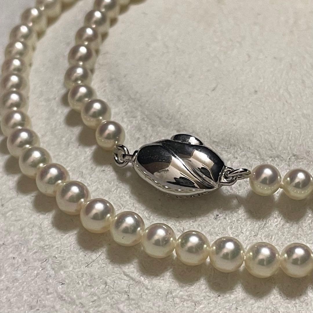 【テリ強✨美品】 あこや真珠 ネックレス ベビーパール 4.0-4.5 本真珠