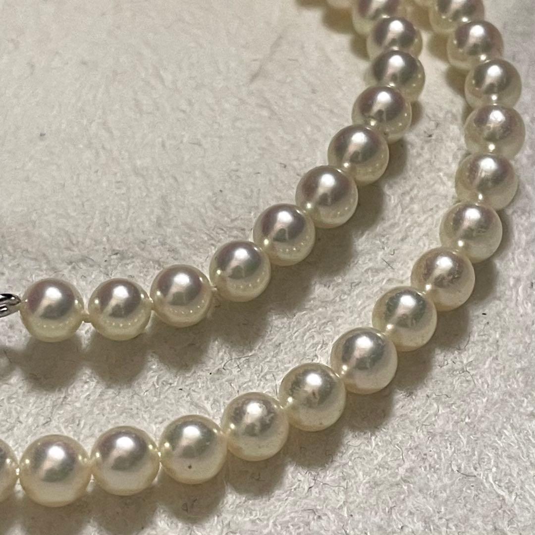 【テリ強✨美品】 あこや真珠 ネックレス ベビーパール 4.0-4.5 本真珠