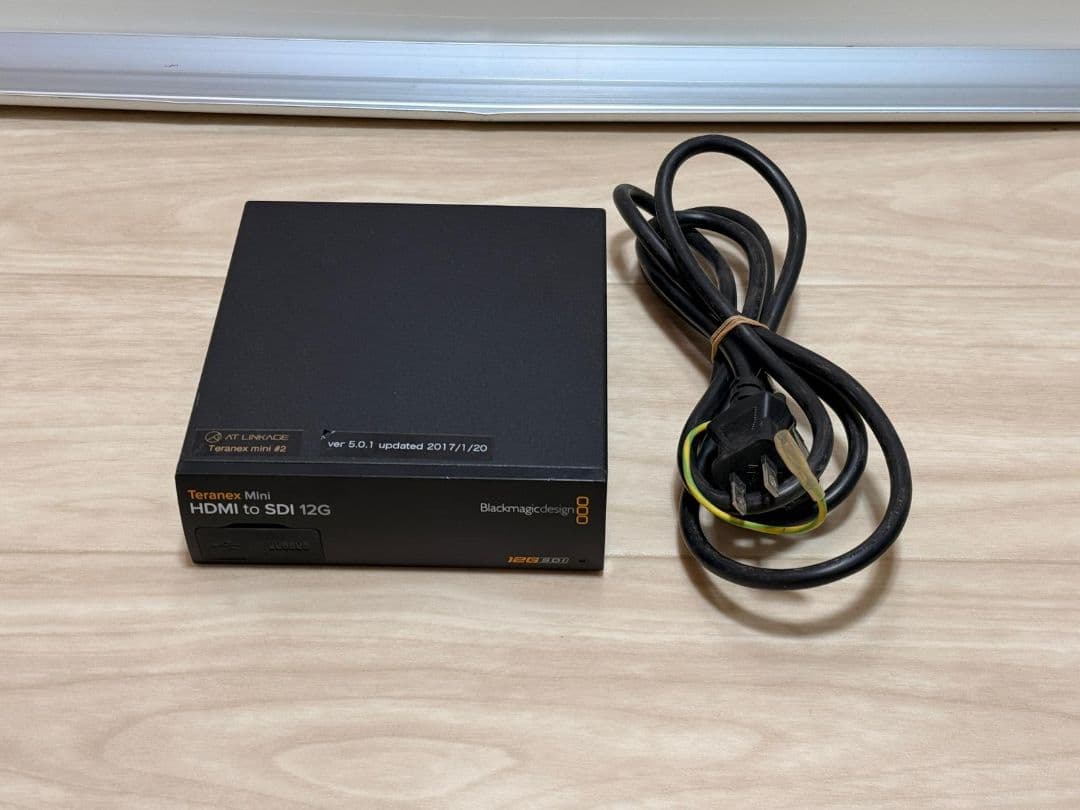 Teranex Mini HDMI to SDI 12G 動作確認済み