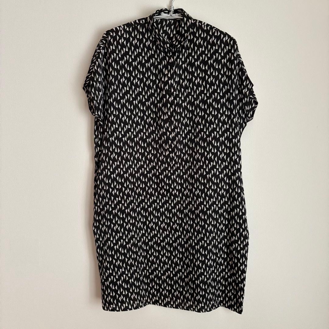 KNOTT トゥモローランド　半袖チュニック シルクシャツワンピース