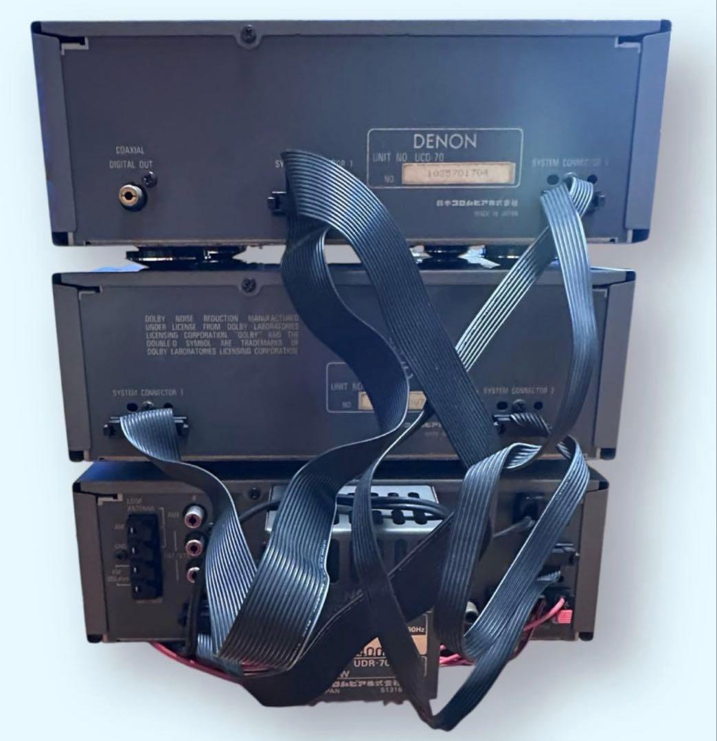 DENON D-70 UCD-70 UDR-70 CD・テープコンポシステム