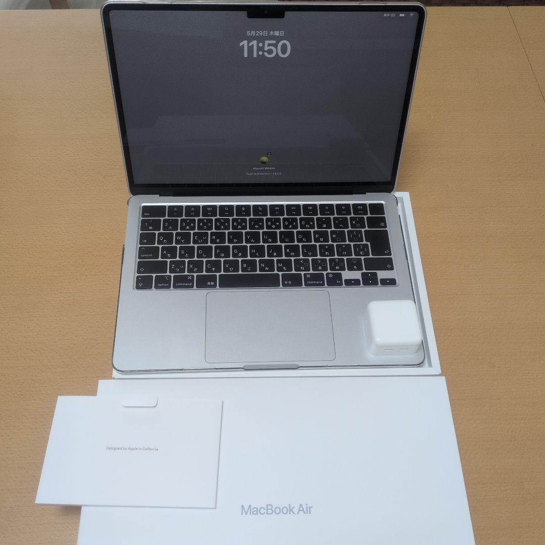 【美品】Apple MacBook Air 13インチ M2（箱あり）