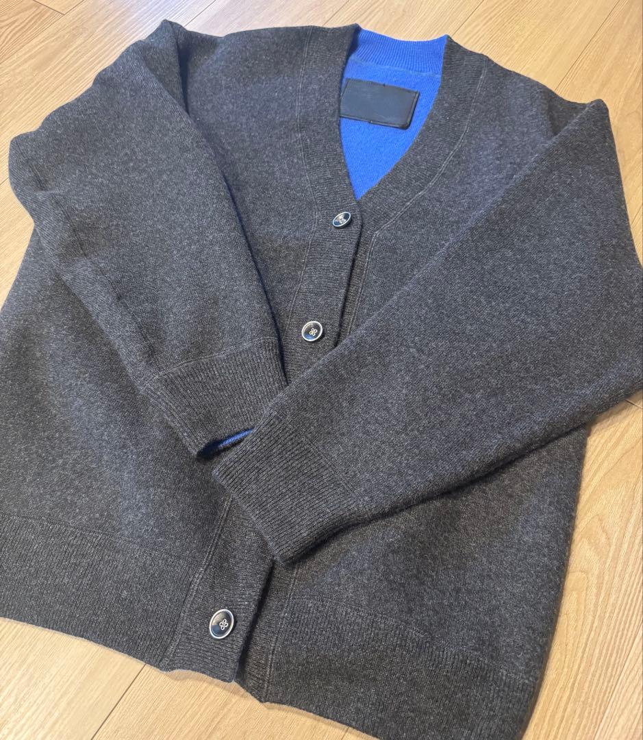 今期　THE TOKYO リバーシブル　カシミア　カーディガン　ザトーキョー