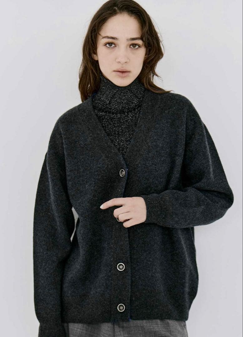 今期　THE TOKYO リバーシブル　カシミア　カーディガン　ザトーキョー