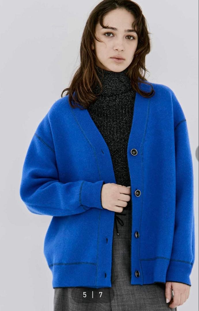 今期　THE TOKYO リバーシブル　カシミア　カーディガン　ザトーキョー