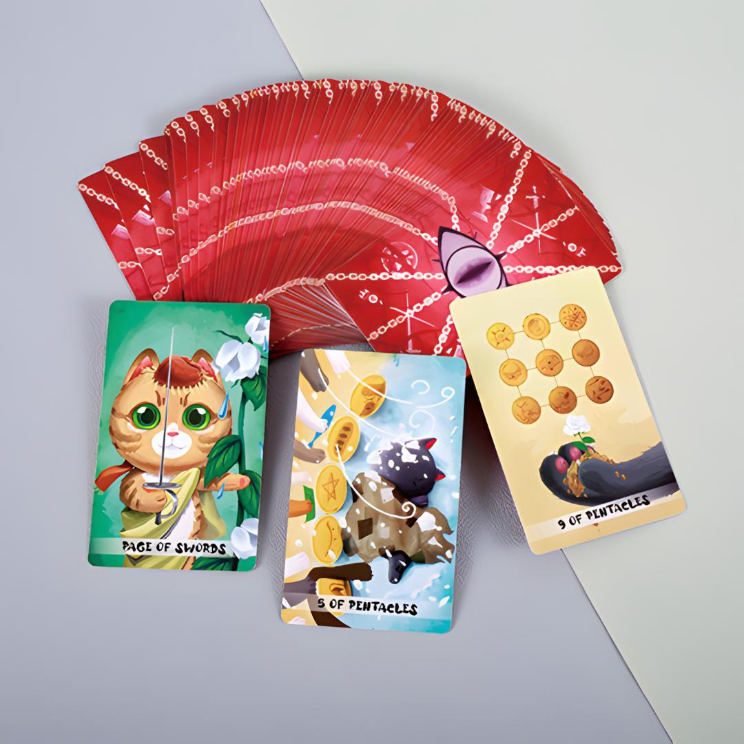 【正規品タロットカード】ネコだらけ✨可愛くファンタジーな猫たちの王国のタロット