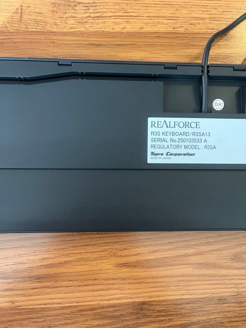 REALFORCE キーボード 日本語配列　R3SA13