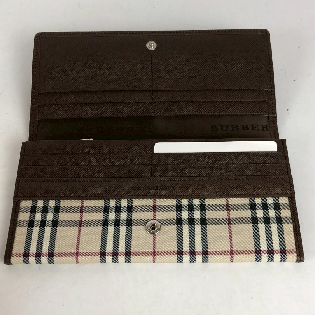 BURBERRY バーバリー ノバチェック 長財布 レディース ブランド