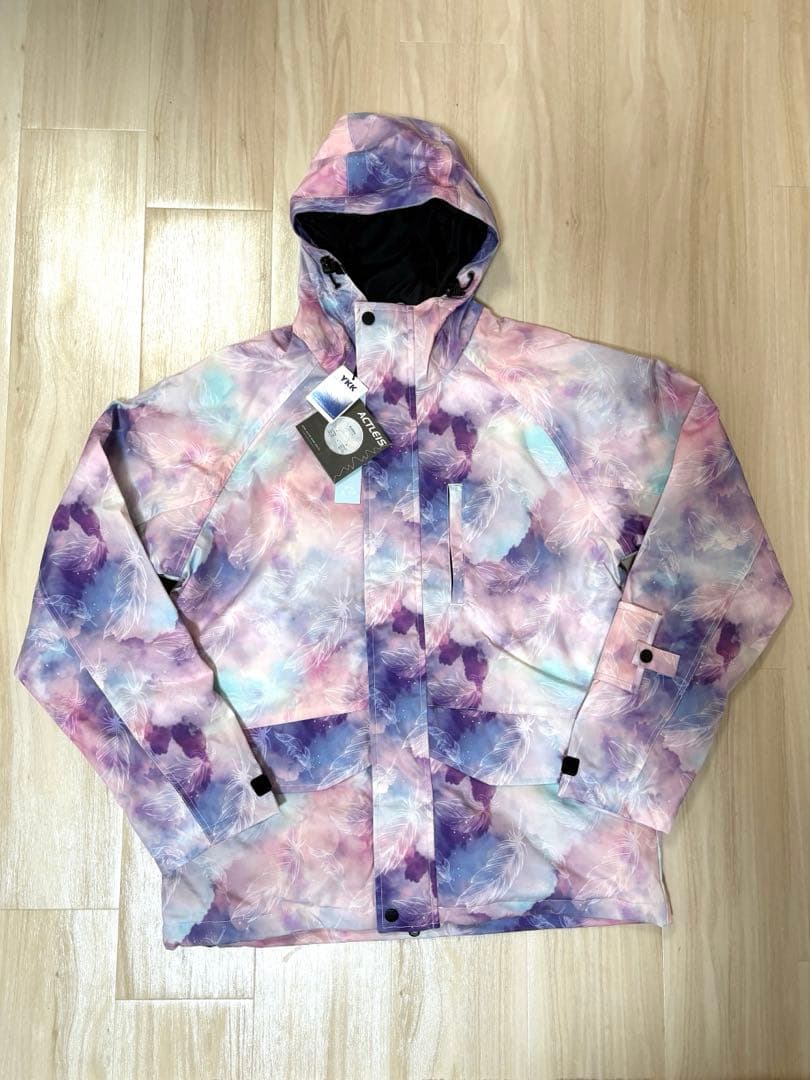 【スノーボードウェア女性用 パープル系 S】 上下セット