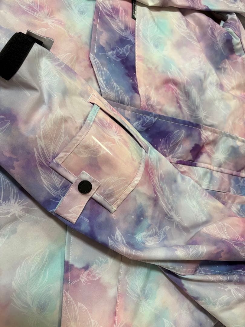 【スノーボードウェア女性用 パープル系 S】 上下セット