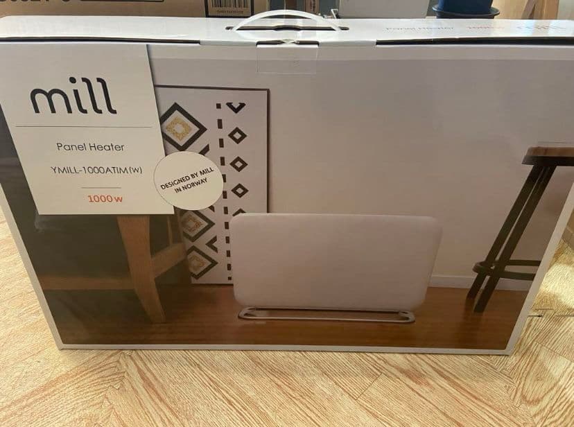 mill パネルヒーター Y.MILL1000QATIM(W) 1000W山善